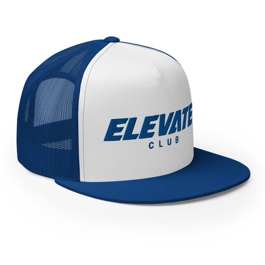 "ELEVATE LOGO" - Trucker Hat (Royal Blue)