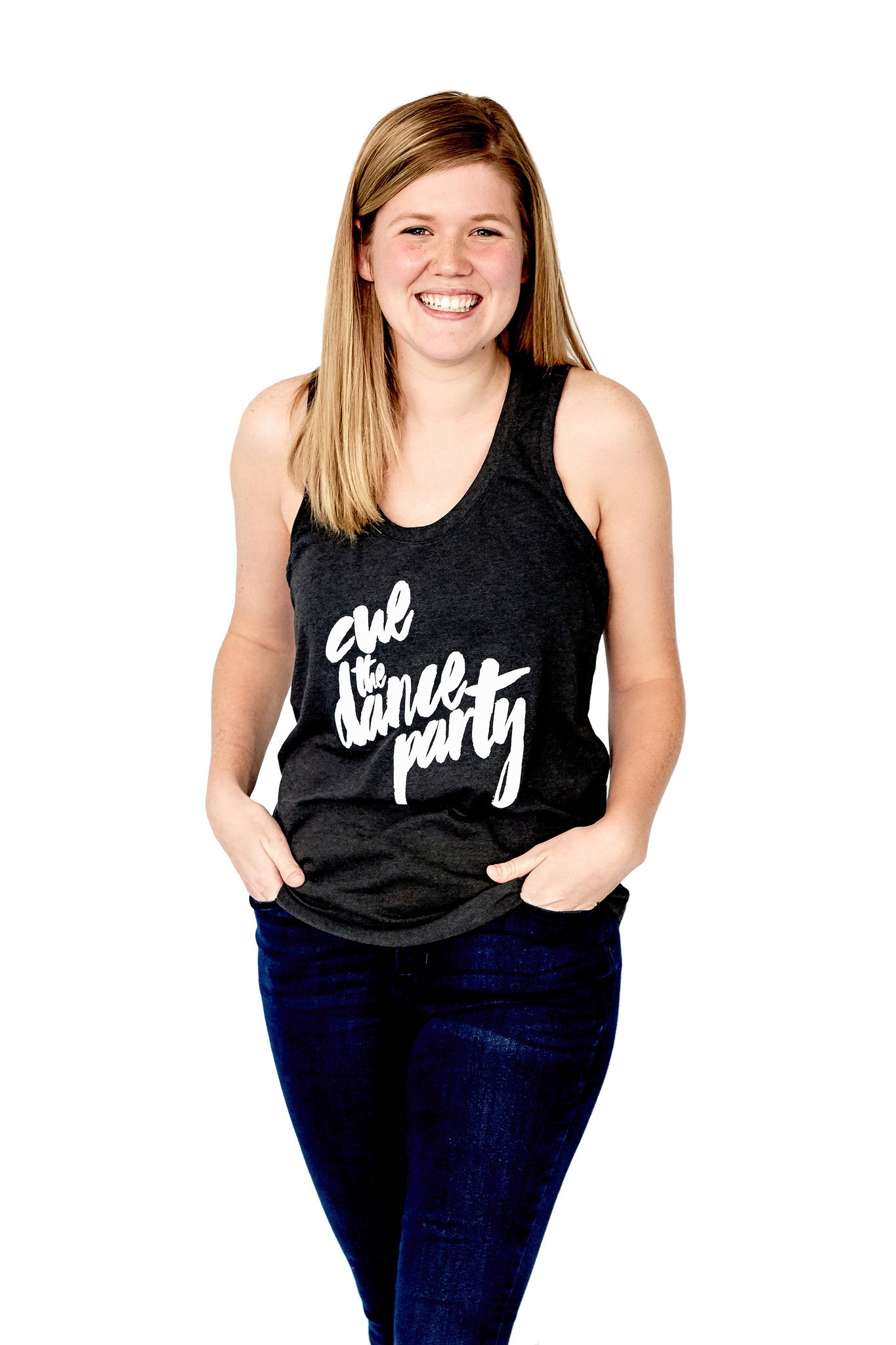 Women's Cue the Dance Party Tank Top