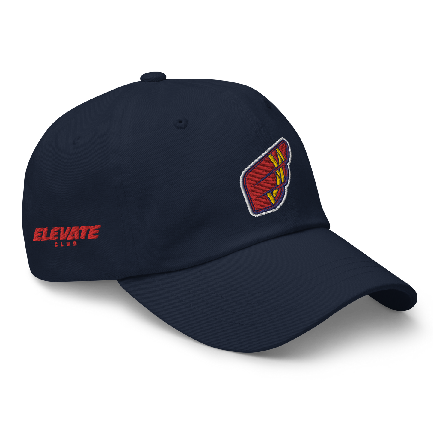 "ELEVATE LOGO" Baseball Edition (ATL) - Dad hat (Navy)