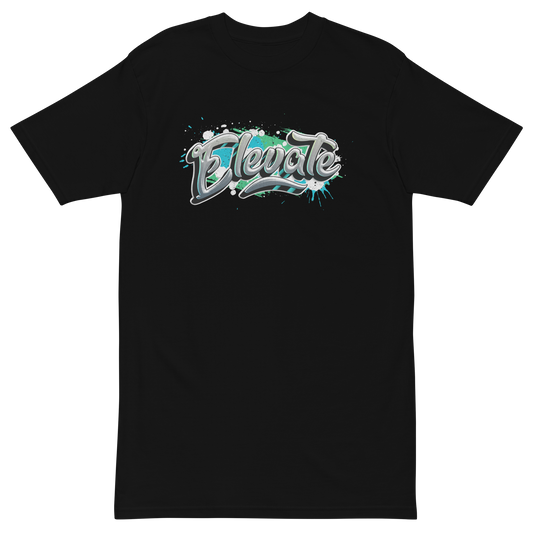 "ELEVATE" Graffiti - T-Shirt (Black)