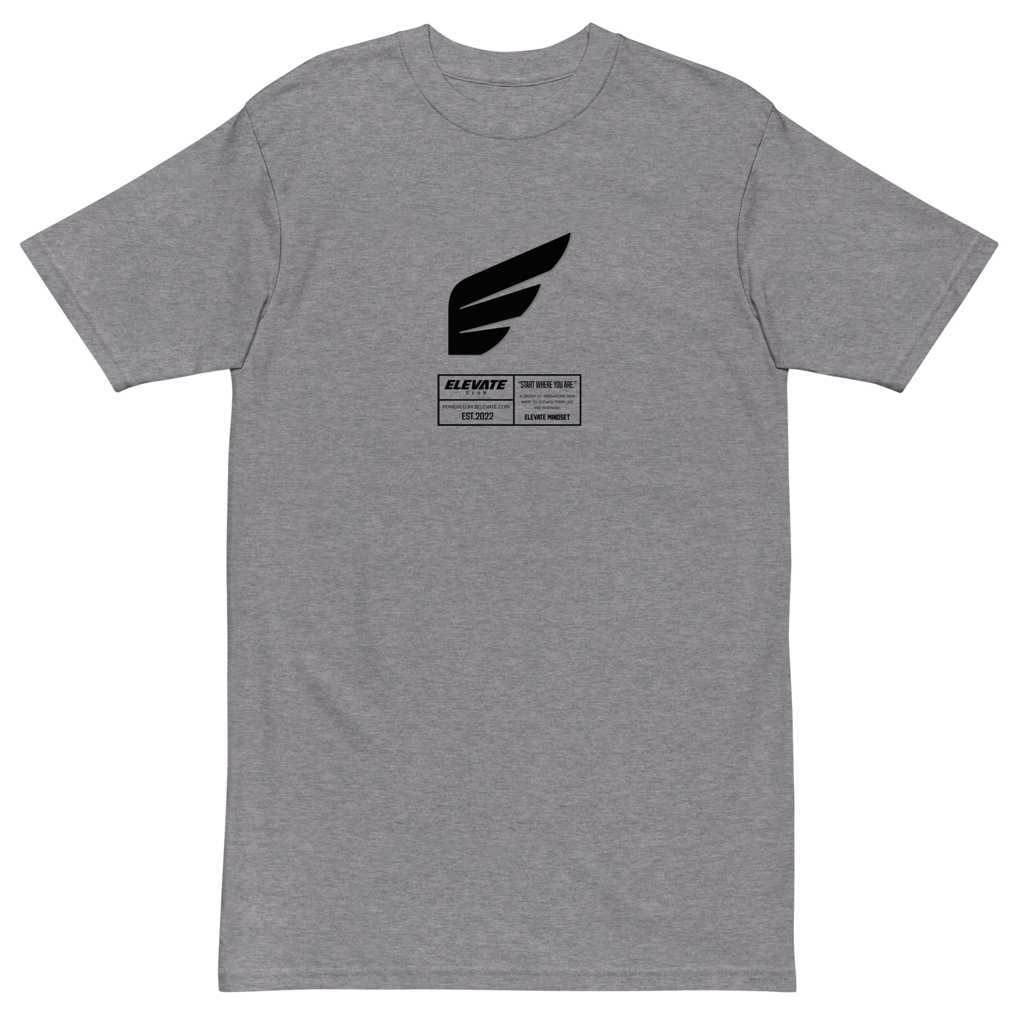 "ELEVATE SPORTS" - T-Shirt (Grey)