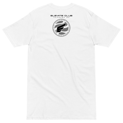 "ELEVATE LOGO" Rianbow - T-Shirt (White)