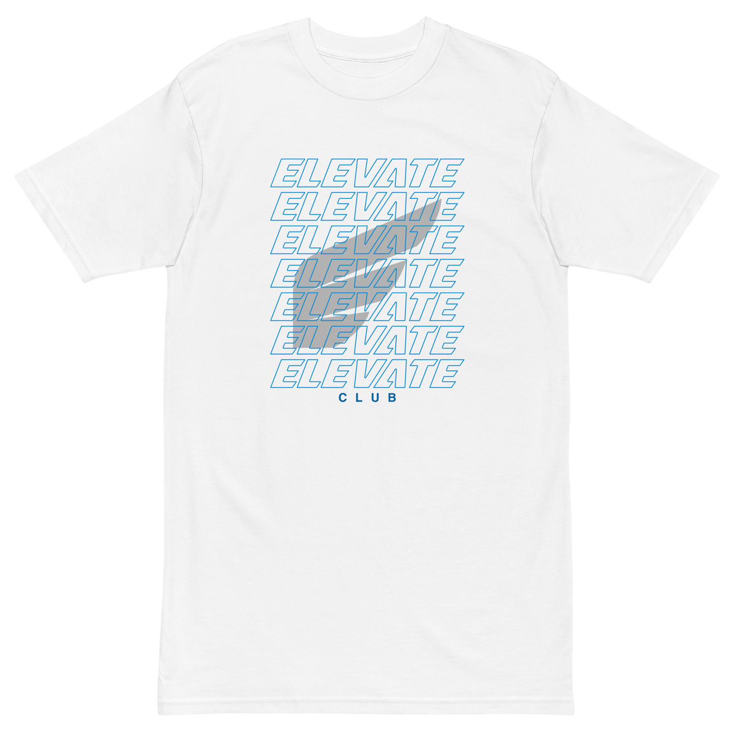 ELEVATE CLUB - Pattern - T-Shirt (White)