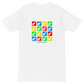 "ELEVATE LOGO" Rianbow - T-Shirt (White)