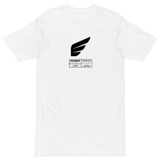 "ELEVATE SPORTS" - T-Shirt (White)