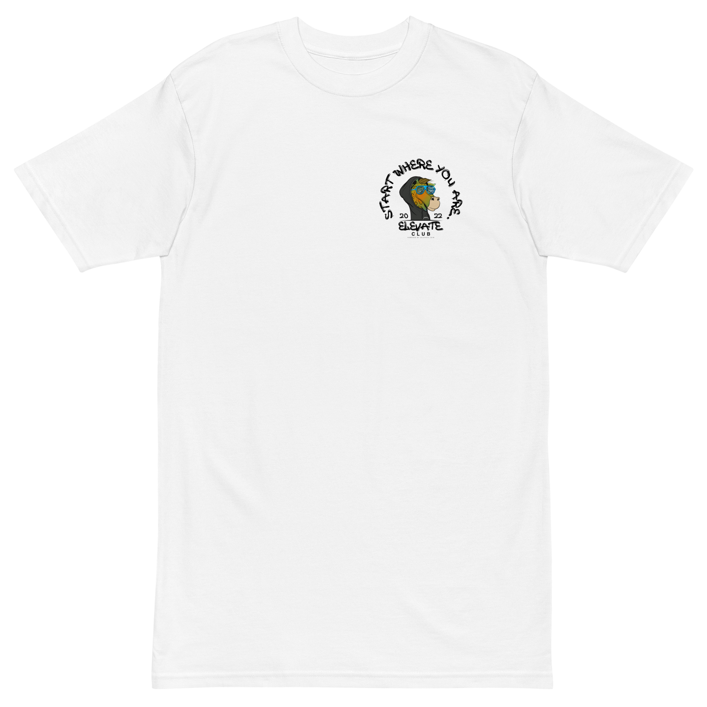 "KING HOOD" - T-Shirt (White)